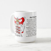 Mug McMahan, l'origine, la signification et la crête (Devant gauche)