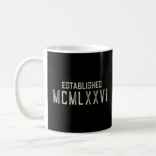 Mug MCMLXXVI 1976 Année en chiffres romains