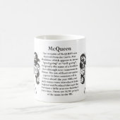 Mug McQueen, l'origine, la signification et la crête (Centre)