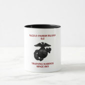 Mug MCRD Parris Island Training Marines Since 1915  (Centre)