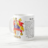 Mug McVey, l'origine, la signification et la crête (Devant gauche)