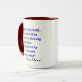 Mug MD01 #ThankYouPapa (Devant gauche)