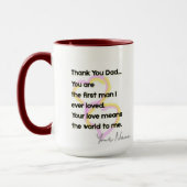 Mug MD02 #ThankYouPapa (Gauche)