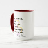Mug MD02 #ThankYouPapa (Devant gauche)