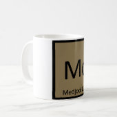 Mug Md - Chimie de la Datte Medjool Symbole du tableau (Devant gauche)