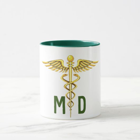 Mug md médecin profession médicale symbole universel (Centre)