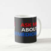 Mug me demander à propos de Medicare (Devant droit)