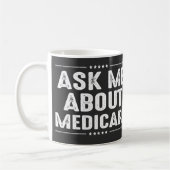 Mug me demander à propos de Medicare (Gauche)