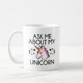 Mug Me Demander À Propos De Mon Unicorn (Gauche)