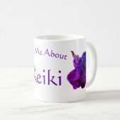 Mug Me demander à propos de Reiki Purple Rose (Devant droit)