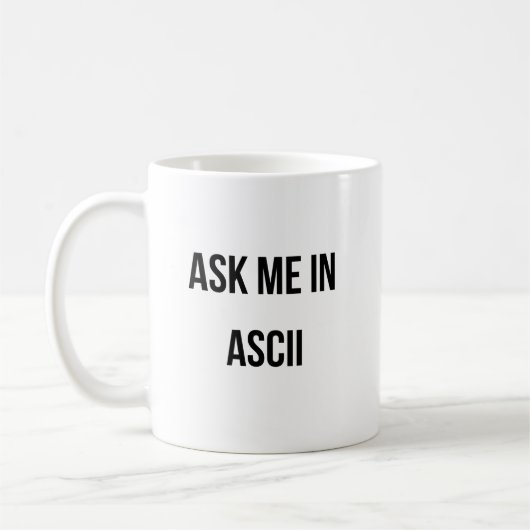 Mug Me demander dans ASCII (Gauche)