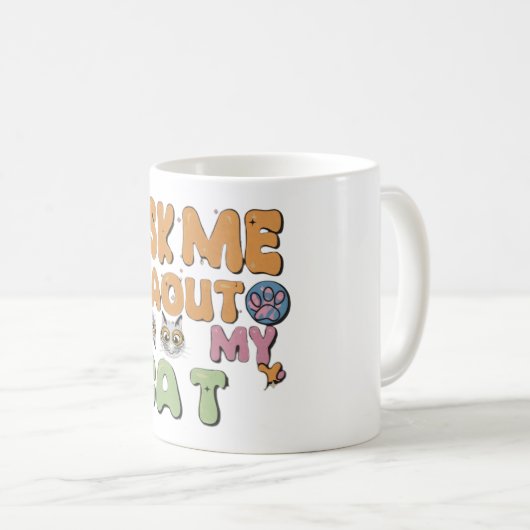 Mug Me demander mon chat (Devant droit)