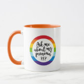 Mug Me Demandez-Moi Mon Pronoun ? (Gauche)