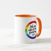 Mug Me Demandez-Moi Mon Pronoun ? (Devant droit)