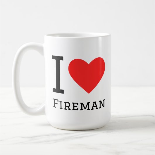 Mug Me encanta el bombero (Gauche)