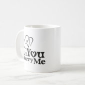 Mug Me marierez-vous - Drôle Mariage Proposition (Devant gauche)