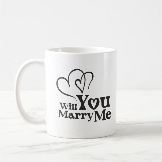Mug Me marierez-vous - Drôle Mariage Proposition (Gauche)