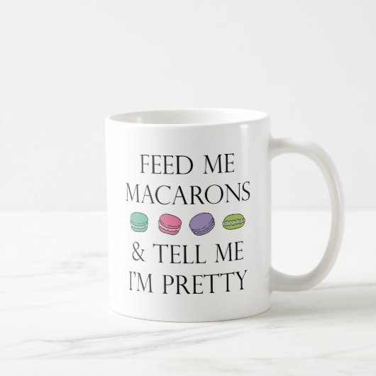 Mug Me nourrir de macarons (Droite)