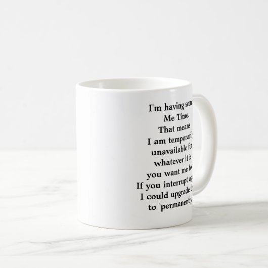 Mug 'Me Time' (Devant droit)