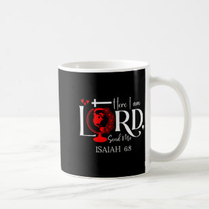Mug Me voici Seigneur, envoyez-moi Isaïe 6 8 verset bi