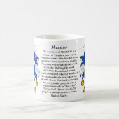 Mug Meador, l'origine, la signification et la crête (Centre)