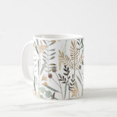 Mug Meadow Fleurs sauvages : Aquarelle Charme. (Devant gauche)