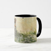 Mug Meadow Matchup Playful Hares in a Meadow Rabbits (Devant droit)