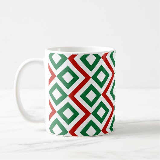 Mug Meander de Noël (Gauche)