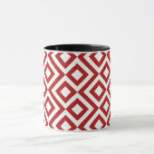 Mug Meander rouge et blanc (Centre)