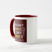 Mug Measure It Improve It - Lean Six Sigma Motivation (Devant gauche)