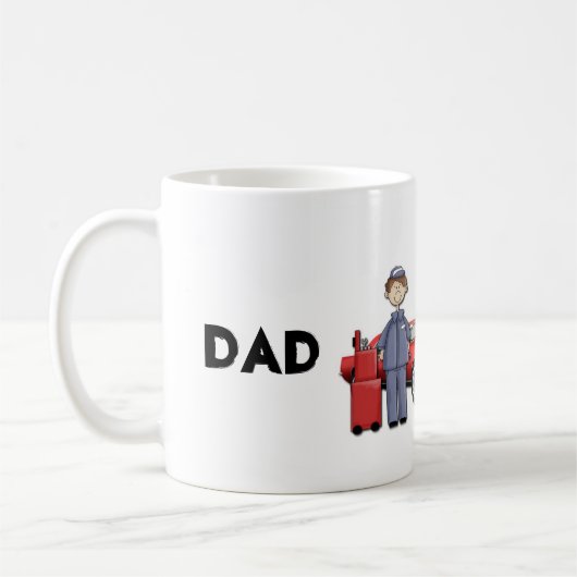 Mug Mécanicien automobile de papa (Gauche)