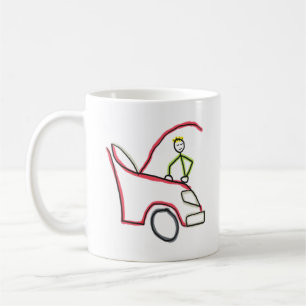 Mug Mécanicien automobile Stickman