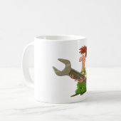 Mug Mécanicien Clé à écrou géante (Devant gauche)