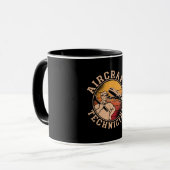 Mug Mécanicien d'aéronef Technicien aéronautique (Devant gauche)