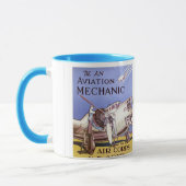 Mug Mécanicien d'aviation (Gauche)