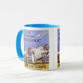 Mug Mécanicien d'aviation (Devant gauche)