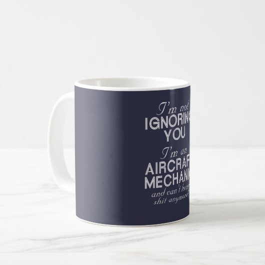 Mug Mécanicien d'aviation (Devant gauche)