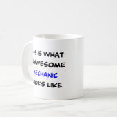 Mug mécanicien, génial (Devant gauche)