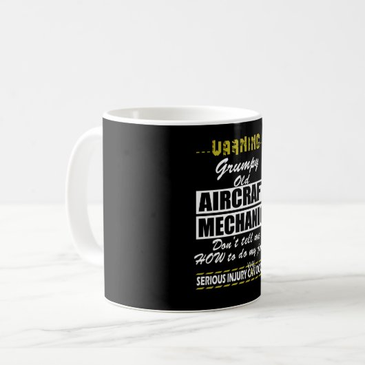 Mug Mécaniciens d'aviation (Devant gauche)