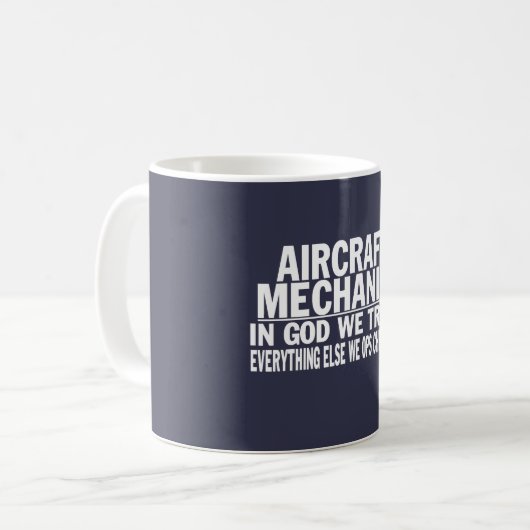 Mug Mécaniciens d'aviation (Devant gauche)