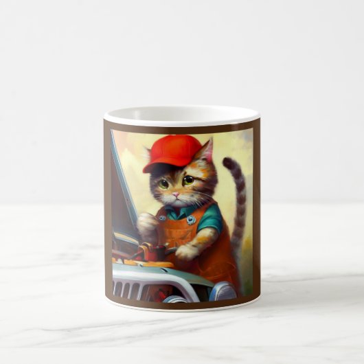 Mug Mécanique de chat (Centre)