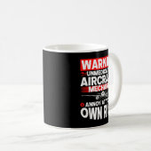 Mug Mécanique de l'avion drôle d'avion Mécanique 1 (Devant droit)