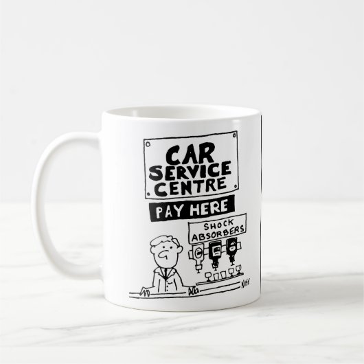 Mug Mécanique du centre de service automobile Garage d (Gauche)