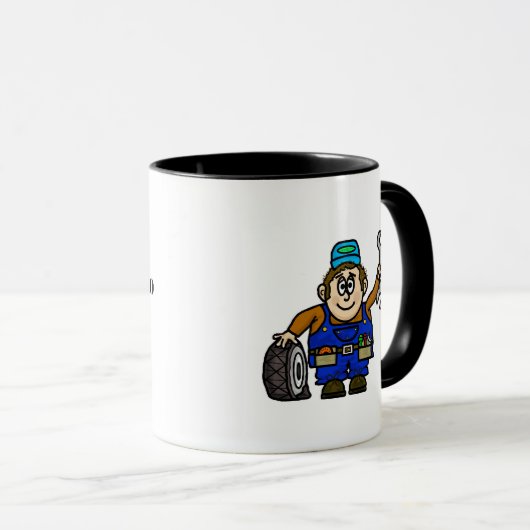 Mug Mécanique Homme (Customisez-Le !) (Devant droit)