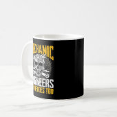 Mug Mécanique Parce Que Les Ingénieurs Ont Besoin De H (Devant gauche)