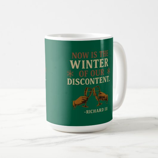 Mug Mécontentement de Noël (Devant droit)