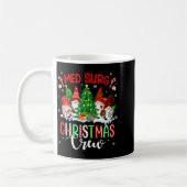 Mug Med Surg Christmas Crew Group Gnomes Decorating Xm (Gauche)