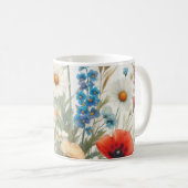 Mug Médaille Botanique De Fleurs (Devant droit)