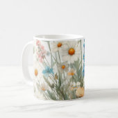 Mug Médaille Botanique De Fleurs (Devant gauche)