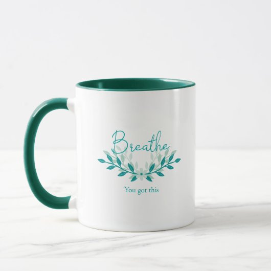 Mug Médaille - Breathe, tu as ce (Gauche)